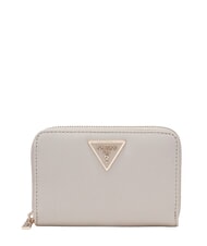 GUESS LAUREL 2 Cartera mediana con estampado saffiano BEIGE - Carteras Mujer - 1