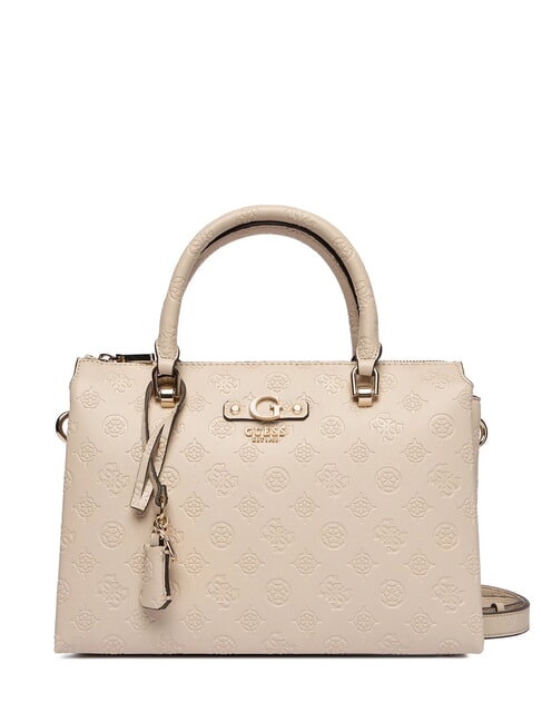 GUESS DITA Bolso de mano con correa para el hombro. logotipo color topo claro - Bolsos Mujer
