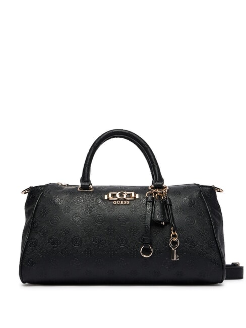 GUESS ANISE Bolso de mano con correa para el hombro. logotipo negro - Bolsos Mujer