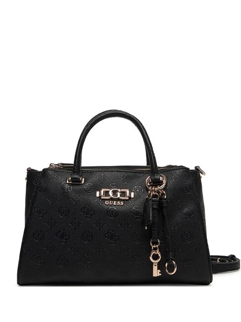 GUESS ANISE L Bolso de mano con correa para el hombro. logotipo negro - Bolsos Mujer
