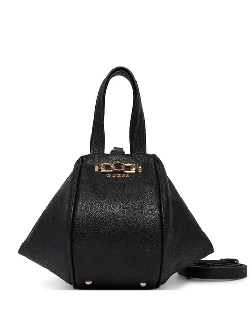 GUESS ANISE Bolso de mano con correa para el hombro. logotipo negro - Bolsos Mujer