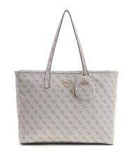 GUESS POWER PLAY 2 Bolsa de la compra logotipo de color topo oscuro - Bolsos Mujer - 1