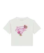 GUESS CROP Camiseta de algod&oacute;n purwhite - Camiseta ni&ntilde;o - 1