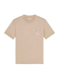 GUESS OVERSIZE Camiseta de algod&oacute;n color topo cervato - Camiseta ni&ntilde;o - 1