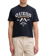 GUESS FLAGS AND CORD Camiseta de algod&oacute;n smartblue - camiseta - 1