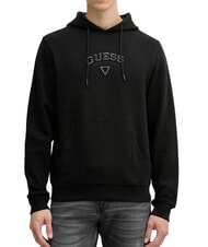 GUESS TEXTURED PATCH LOGO Sudadera jetbla - Sudaderas - 1