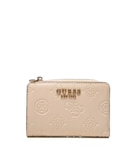 GUESS LAUREL 2 Cartera mediana con cremallera logotipo color topo claro - Carteras Mujer - 1