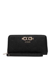 GUESS ANISE Cartera mediana logotipo negro - Carteras Mujer - 1