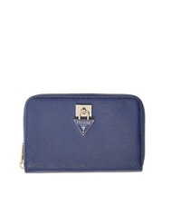 GUESS PATSIE Cartera mediana con cremallera AZUL - Carteras Mujer - 1