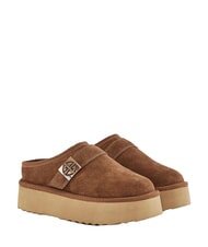 GAUD&Igrave; LELLA Zuecos de gamuza COGNAC - Zapatos Mujer - 1