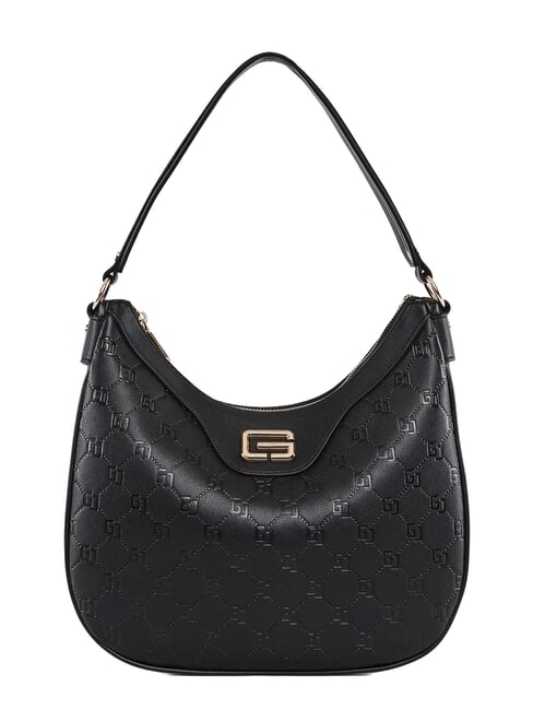 GAUD&Igrave; LEA Bolso de hombro tipo hobo con correa para el hombro. NEGRO - Bolsos Mujer