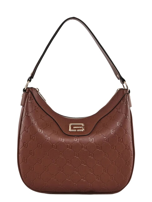 GAUD&Igrave; LEA Bolso de hombro tipo hobo con correa para el hombro. BROWN - Bolsos Mujer