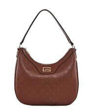 GAUD&Igrave; LEA Bolso de hombro tipo hobo con correa para el hombro. BROWN - Bolsos Mujer - 1
