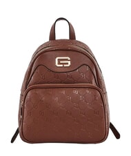 GAUD&Igrave; LEA Mochila con letras GJ en relieve BROWN - Bolsos Mujer - 1