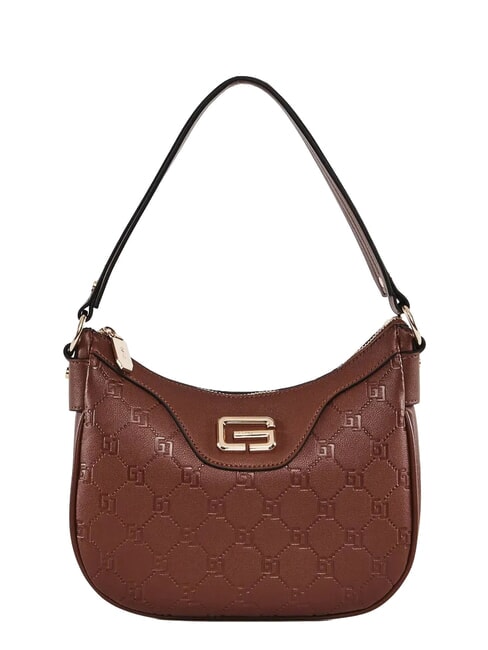 GAUD&Igrave; LEA Minibolso de hombro tipo hobo con correa para el hombro. BROWN - Bolsos Mujer