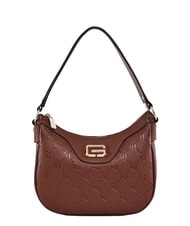 GAUD&Igrave; LEA Minibolso de hombro tipo hobo con correa para el hombro. BROWN - Bolsos Mujer - 1