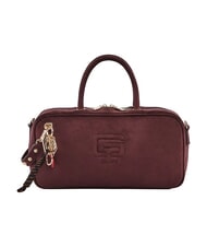 GAUD&Igrave; GRETA SUEDE Bolso con correa para el hombro y dije borgo&ntilde;a - Bolsos Mujer - 1