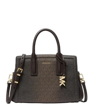 MICHAEL KORS LAILA Bolso de mano con correa para el hombro chocolate - Bolsos Mujer - 1