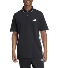 ADIDAS 3 STRIPES Camisa polo de manga corta negro - camisa polo - 1