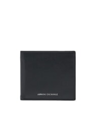 ARMANI EXCHANGE ESSENTIAL Cartera de cuero negro - Carteras Hombre - 1