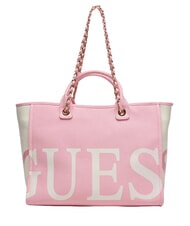 GUESS LOGO Comprador de mano/hombro rosa silvestre - Bolsos Mujer - 1