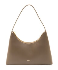 FURLA DIAMANTE Bolso de hombro de piel caoba - Bolsos Mujer - 1