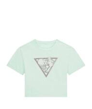 GUESS KID Camiseta de algod&oacute;n verde pac&iacute;fico - Camiseta ni&ntilde;o - 1