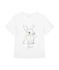 GUESS KID Camiseta de algod&oacute;n para ni&ntilde;a purwhite - Camiseta ni&ntilde;o - 1