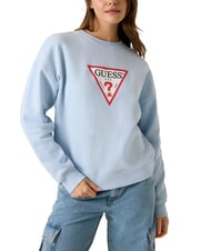 GUESS JEANS ICONIC Camisa de entrenamiento azul a&eacute;reo - Sudaderas de mujer - 1