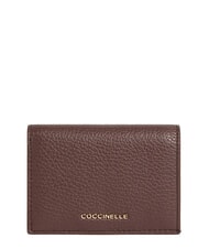COCCINELLE METALLIC SOFT Cartera compacta de cuero - Carteras Mujer