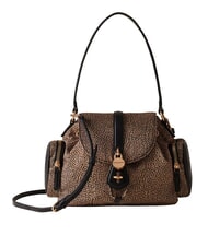 BORBONESE POCHE Bolso de hombro con correa para el hombro. OP / NATURAL / NEGRO - Bolsos Mujer - 1