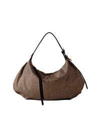 BORBONESE PRIVE Bolso de hombro con correa para el hombro. OP / NATURAL / NEGRO - Bolsos Mujer - 1