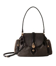 BORBONESE POCHE Bolso de hombro con correa para el hombro. alquitr&aacute;n - Bolsos Mujer - 1