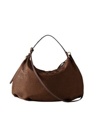 BORBONESE PRIVE L Bolso de hombro con correa para el hombro. casta&ntilde;a - Bolsos Mujer - 1