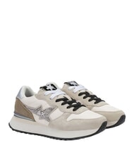 SUN68 STARGIRL STRASS LOGO Zapatillas biancopan - Zapatos Mujer - 1