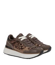 SUN68 BIG ALLY SEQUIN Zapatillas Marr&oacute;n - Zapatos Mujer - 1