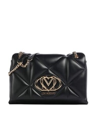 LOVE MOSCHINO EMBOSSED QUILTED Bolso de hombro negro - Bolsos Mujer - 1