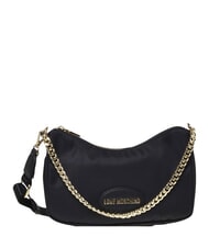 LOVE MOSCHINO CITY CORE Bolso de hombro con correa de cadena. negro - Bolsos Mujer - 1