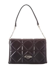 LOVE MOSCHINO OVAL FRIEZE Bolso de hombro negro - Bolsos Mujer - 1