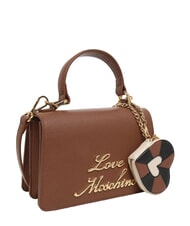 LOVE MOSCHINO PADLOCK Bolso de mano con correa para el hombro. nueces - Bolsos Mujer - 1
