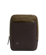PIQUADRO BLACK SQUARE  bolsa de transporte para iPad mini verde / marr&oacute;n oscuro - Bandoleras Hombre - 1