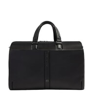 PIQUADRO W143 Bolsa de lona de cuero negro - Bolsas de viaje - 1