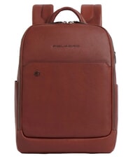 PIQUADRO BLACK SQUARE Mochila para port&aacute;til de 13", de piel. CUERO - Mochilas para port&aacute;til - 1