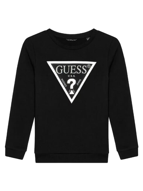 GUESS CORE KIDS Sudadera con estampado de logotipo en tri&aacute;ngulo jetbla - Sudadera Beb&eacute;