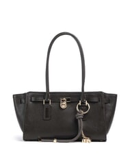 MICHAEL KORS HAMILTON MODERNE Bolso de hombro de piel chocolate - Bolsos Mujer - 1