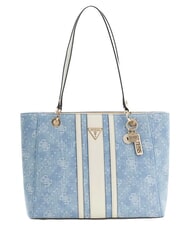 GUESS NOELLE 2 Bolso tote con doble asa logotipo de mezclilla - Bolsos Mujer - 1