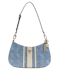 GUESS NOELLE 2 Bolso de hombro ajustable logotipo de mezclilla - Bolsos Mujer - 1
