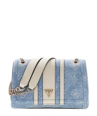 GUESS NOELLE 2 Bolso de hombro logotipo de mezclilla - Bolsos Mujer - 1