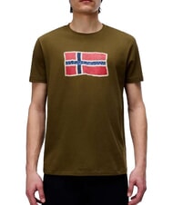 NAPAPIJRI S-MAHSA SS Camiseta de manga corta oliva oscuro - camiseta - 1