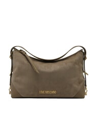 LOVE MOSCHINO SIGNATURE ZIP Bolso de hombro arena - Bolsos Mujer - 1